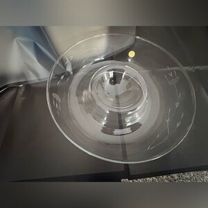 Princess House Clear Glass Decorative Bowl